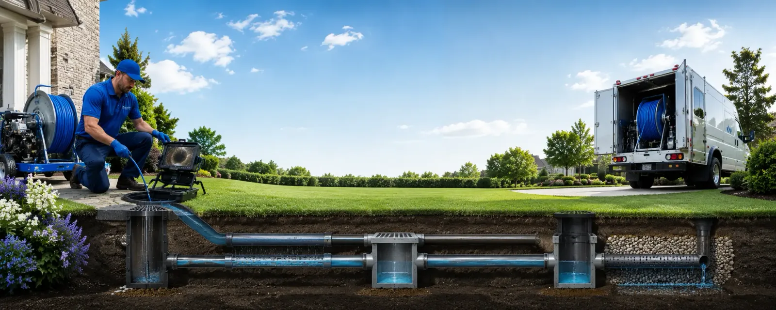 Outdoor drain cleaning information for Alum Creek, WV
